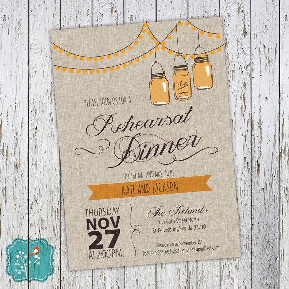 Wedding - Dinner Invitation, Rehearsal Dinner, Dinner Party, Fall Invitation, Let us give thanks together, Thanksgiving, Party, DIGITAL PRINTABLE FILE