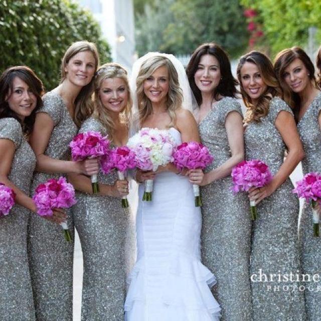زفاف - 15 Pretty Perfect Sequin Bridesmaids Dresses