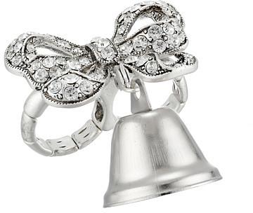 Mariage - Betsey Johnson Betsey Runway Ring Wedding Bells