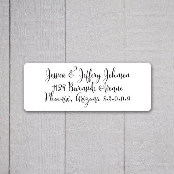 Mariage - Wedding Invitation Return Address Labels, Wedding Stickers, Return address stickers for invitations (#339)