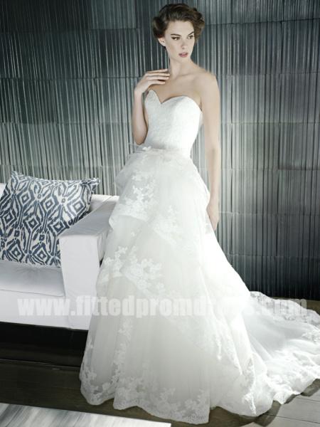 Mariage - Blue by Enzoani Hollister A Line Tulle Wedding Gowns