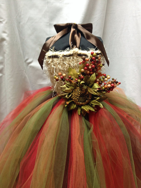 Wedding - Fall Flower Girl Dress Special Occasion Dress Pageant Dress