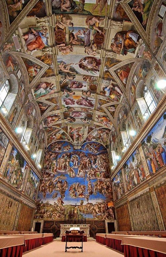 Hochzeit - Painting The Ceiling This Weekend? Spare A Thought For The Man Who Created The Sistine Chapel