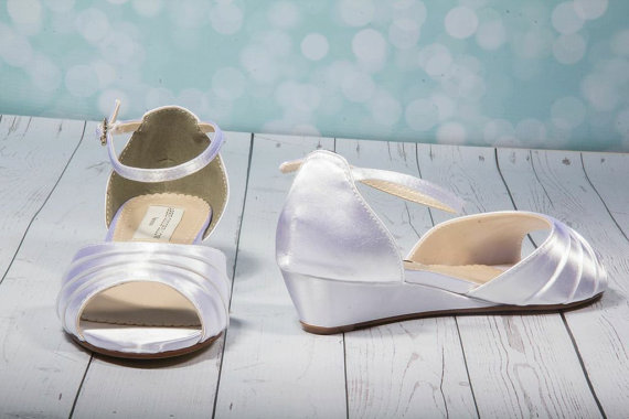 Wedding - Wedding Wedge Shoes - Wedge - Wedding Shoes - Wedges- Parisxox By Arbie Goodfellow - Choose From Over 150 Color Choices - Dyeable Shoes