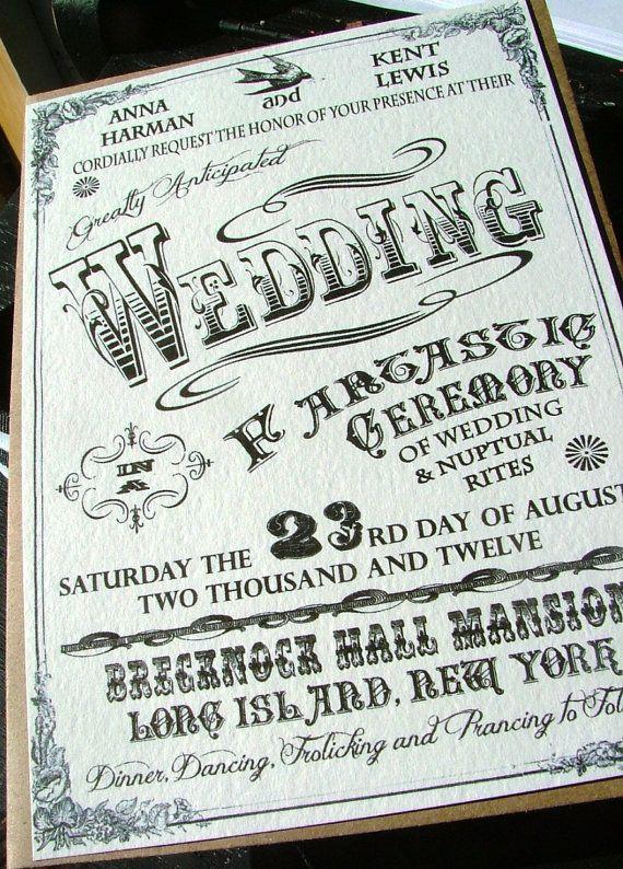 Свадьба - Wedding Invitations: Carnival Wedding, Circus Wedding