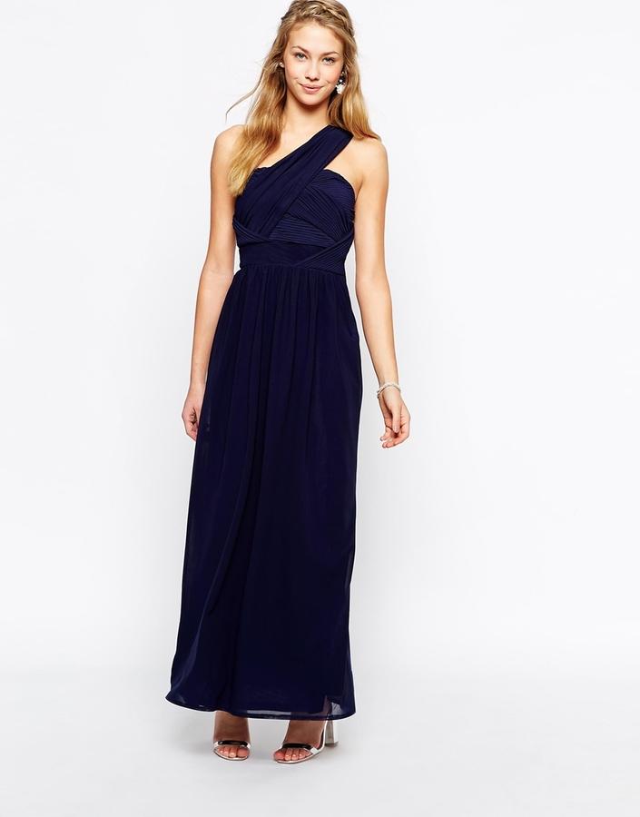 Wedding - TFNC Maxi Dress With One Shoulder Detail