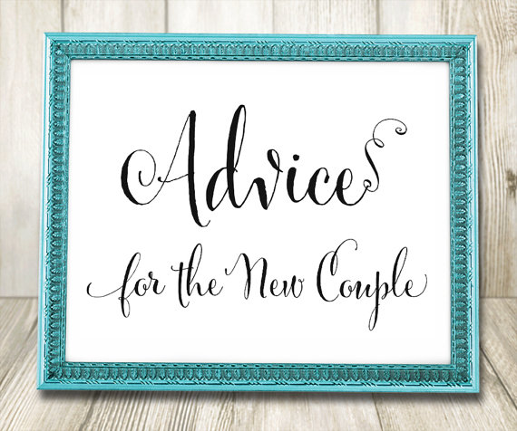 زفاف - Wedding Advice Sign - Instant DOWNLOAD - Printable Elegant Calligraphy Sign, PDF
