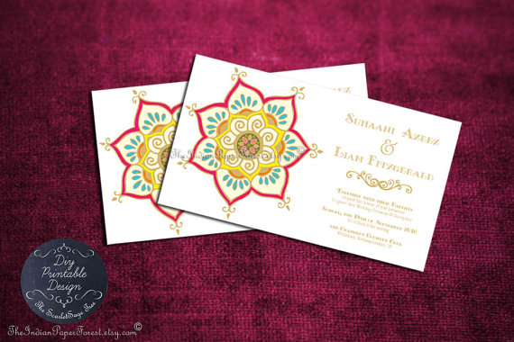 Asian Theme Wedding Invitation 46