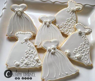 Mariage - Dress Cookies