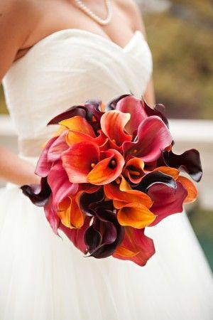 Свадьба - Bridal Bouquet -  Deep Tones