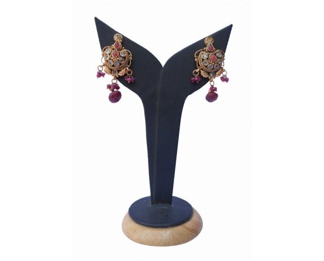 زفاف - Earrings from India in Stones and Beads