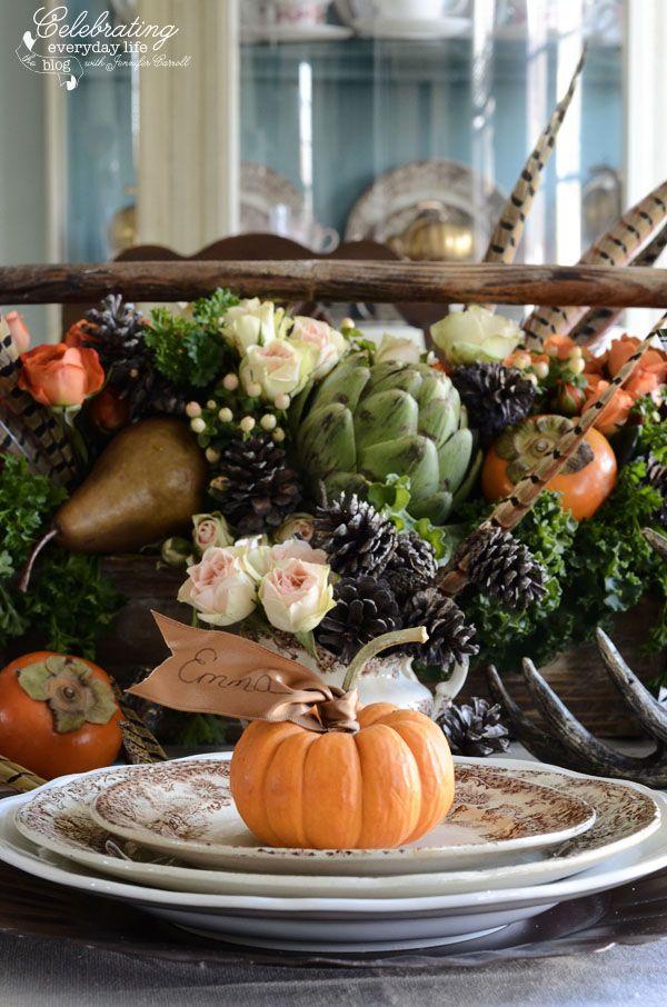 Hochzeit - Fall And Thanksgiving Deco / Ideas