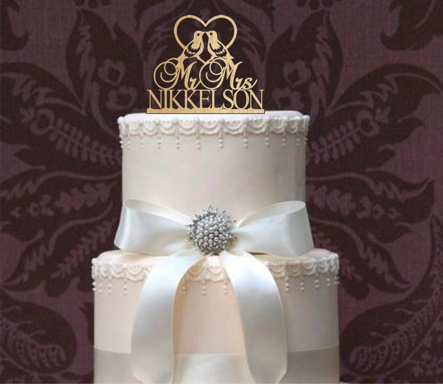 Hochzeit - Rustic Wedding Cake Topper, Personalized Cake Topper, Funny wedding cake topper, silhouette wedding cake topper, custom cake topper, deer