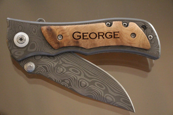 زفاف - 3 Groomsmen Gifts Personalized Knife Engraved Knife Engraved Pocket Knife Hunting Knife Rescue Knife Custom Groomsman Gifts Gift for Men