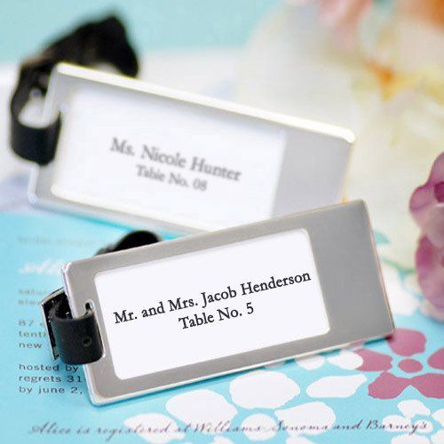 Mariage - Silver Travel Luggage Tags