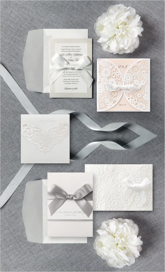 Hochzeit - B Wedding Invitations’s New Petite Collection