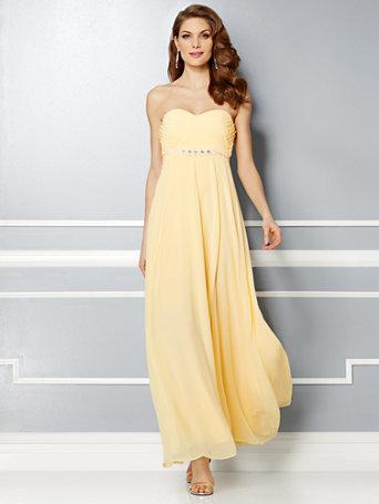 Свадьба - Eva Mendes Party Collection - Valentina Empire-Waist Dress