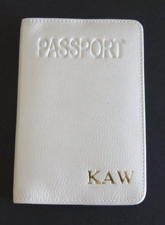Wedding - Personalized Passport Cover,Mr & Mrs gift,Personalized Bridesmaids Gift,Passport Cover,Bridal shower gifts,Persionalized Groomsmen Gift