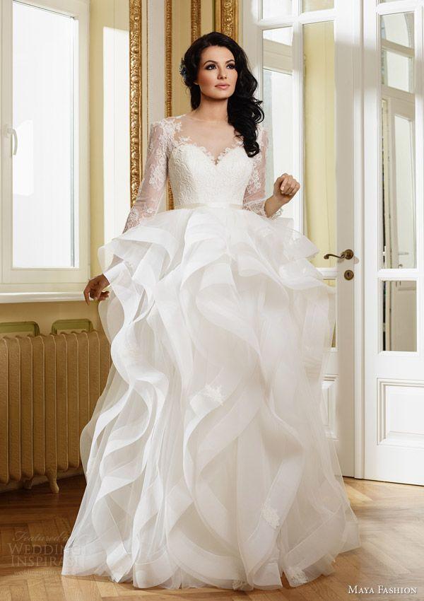 Wedding - Maya Fashion 2015 Wedding Dresses — Royal Bridal Collection