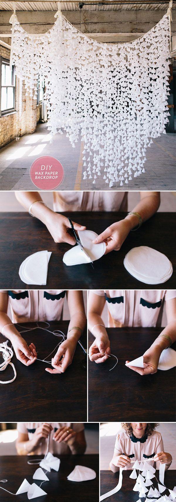 Hochzeit - DIY Wedding Ideas: 10 Perfect Ways To Use Paper For Weddings