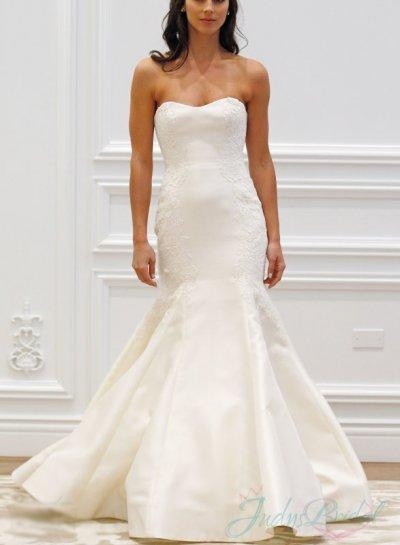 Mariage - classic sweetheart neck simple mermaid wedding dress