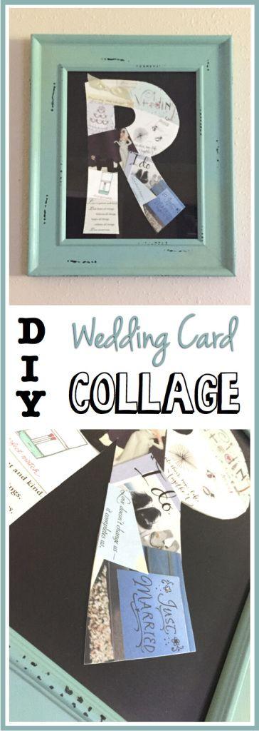 Wedding - Family Initial DIY Wedding Card Collage