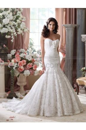 Hochzeit - David Tutera For Mon Cheri 114286-Swire Wedding Dress
