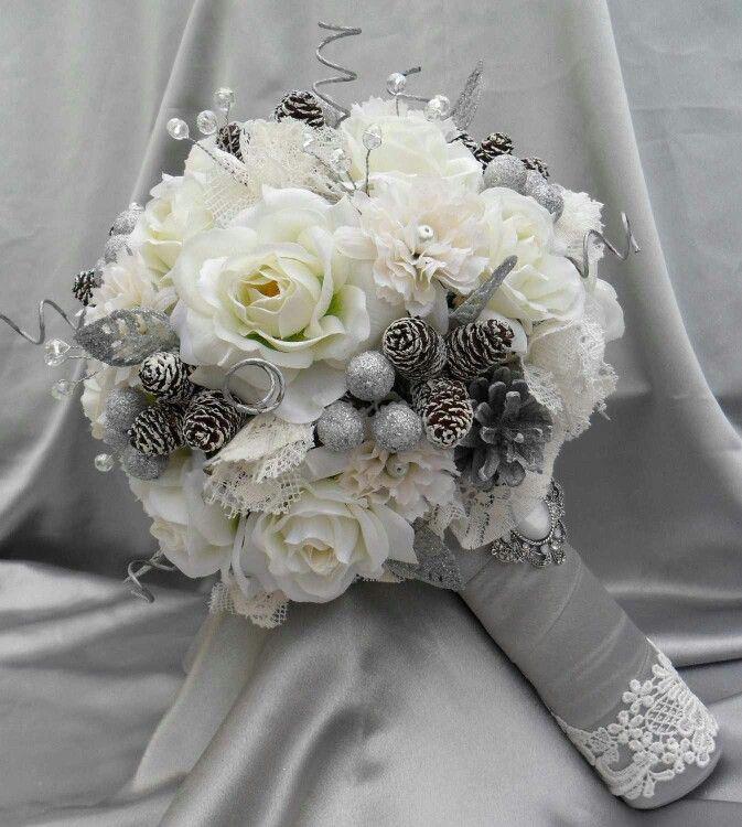 زفاف - 37 Gorgeous Winter Wedding Ideas In Silver Theme