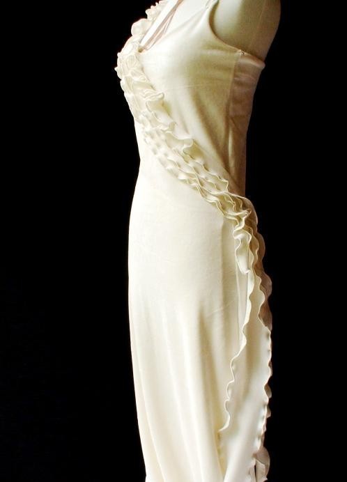 Hochzeit - Eco friendly wedding dress gown - organic cotton bamboo velour