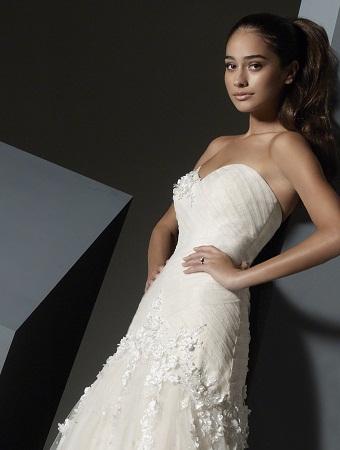 Mariage - alfred angelo wedding dress Crystal Beading style 2397