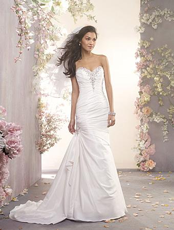 Wedding - alfred angelo wedding dress Crystal Beading style 2404