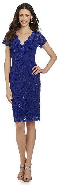 Mariage - Marina Sequined Floral Lace Dress