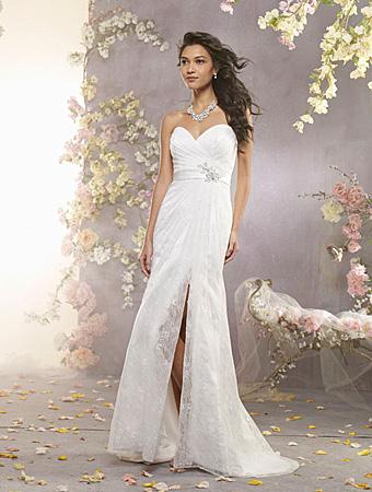 Mariage - alfred angelo wedding dress Lace style 2411