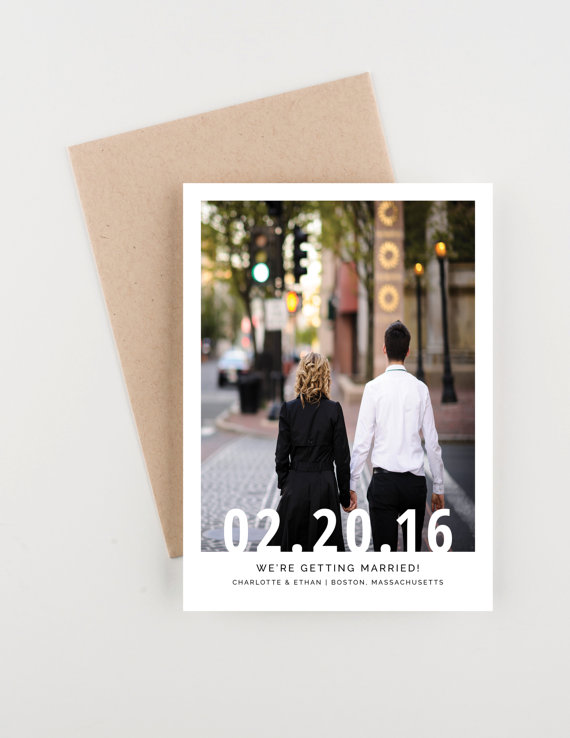 Wedding - The Big Day Pictorial Save The Date, Engagement Picture, Wedding Announcement