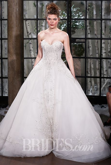 Mariage - Ines Di Santo Wedding Dresses - Fall 2015 - Bridal Runway Shows - Brides.com