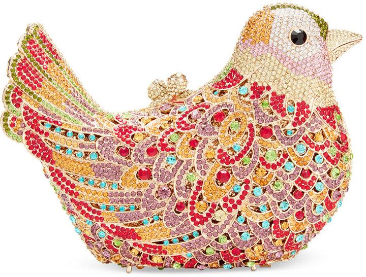 Hochzeit - Sasha Jeweled Bird Minaudiere