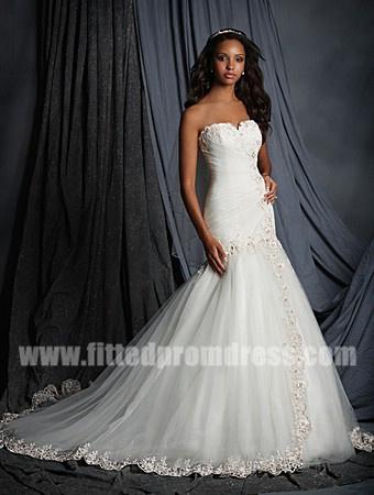Hochzeit - Alfred Angelo 2507 Sweetheart Neckline Wedding Gowns