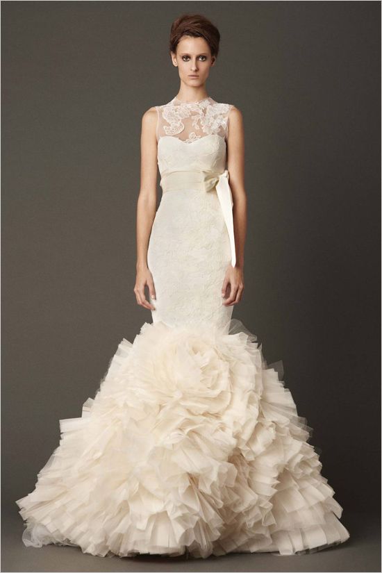 Hochzeit - All About Lace Fall 2013 Bridal Collection By Vera Wang