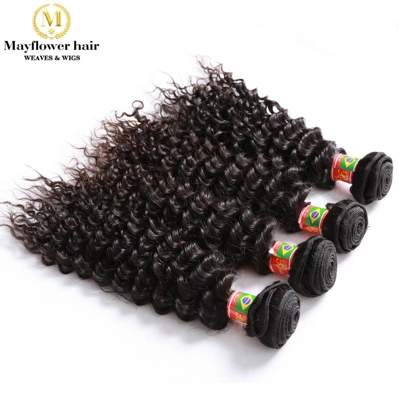 زفاف - Hot Selling Brazilian Curly Hair MayFlower Hair Products