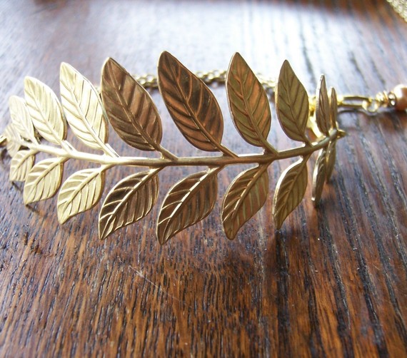 Mariage - Gold Branch Cuff  Bracelet // Best seller // Grecian Bracelet //  Bridesmaids Bracelet