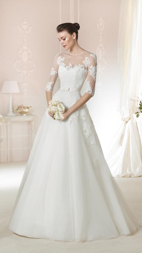 زفاف - Wedding Dress 2015 white one Style DAGNIR