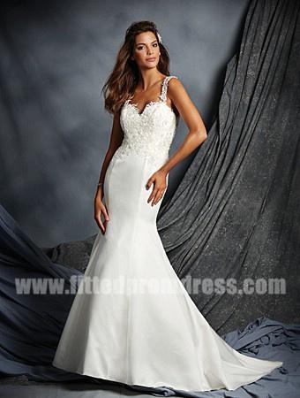 Mariage - Alfred Angelo 2525 Jeweled Neckline Wedding Gowns