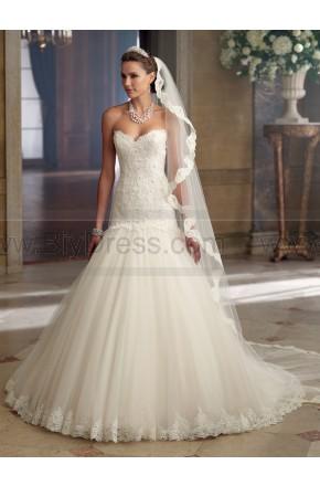 Hochzeit - David Tutera For Mon Cheri 213244-Davinia Wedding Dress