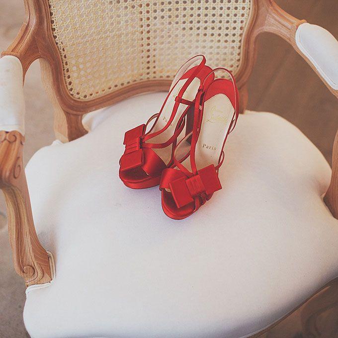 زفاف - Wedding Shoes With Bows