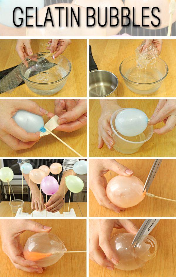 Hochzeit - How To Make Gelatin Bubbles