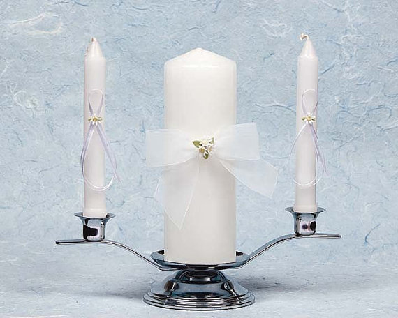 Свадьба - Daisy Bouquet Wedding Unity Candle Set - 35725D