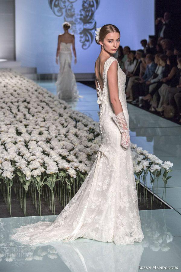 Hochzeit - Lusan Mandongus 2015 Wedding Dresses — A Story Of Romance Bridal Collection