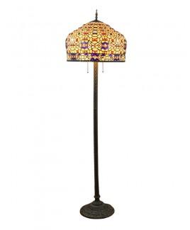 Wedding - 20" Tiffany Style Colorful Stones and Jewels Floor Lamps