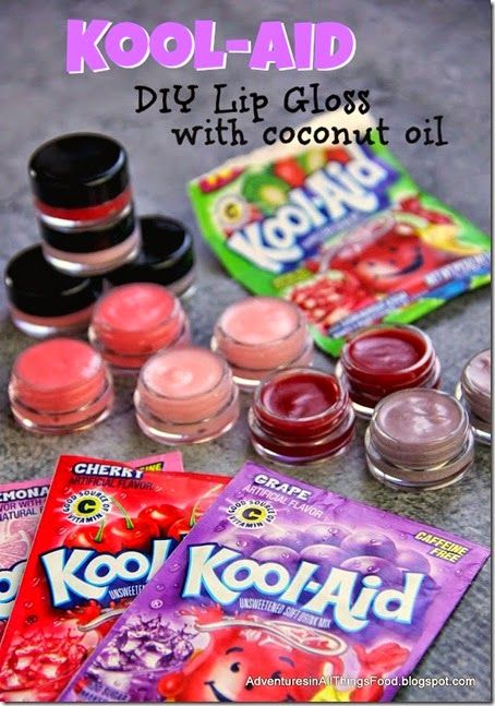 زفاف - DIY Kool Aid Lip Gloss For Kids