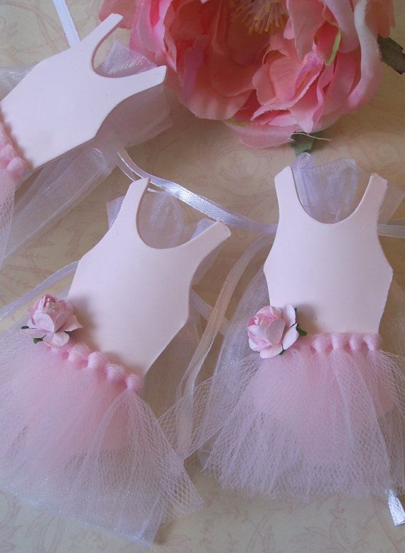 Свадьба - Ballerina Birthday Theme Party Favor Bags 10 Pieces